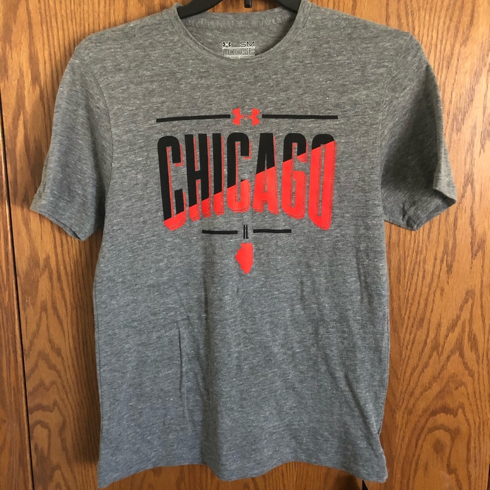 Under Armour Chicago T-Shirt Heatgear Men's Sz Sm.